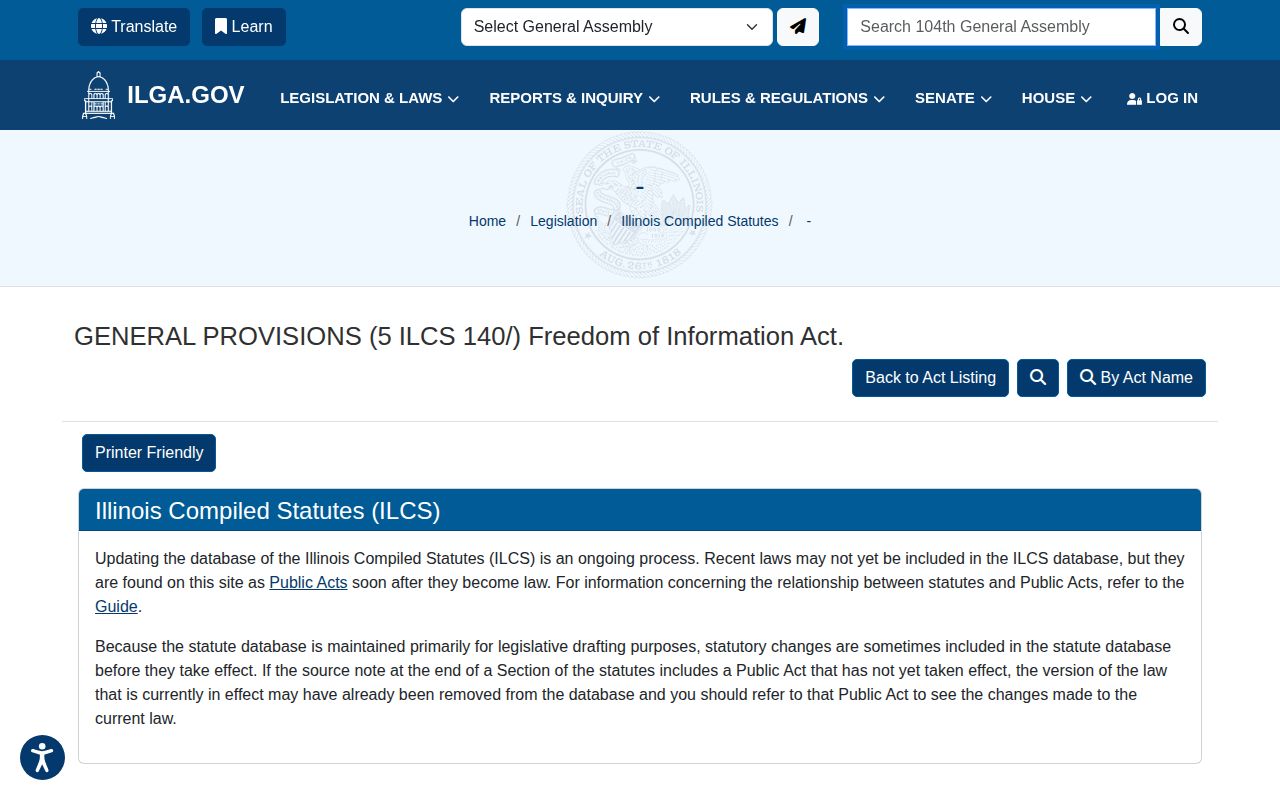 Illinois arrest information law for Effingham County records